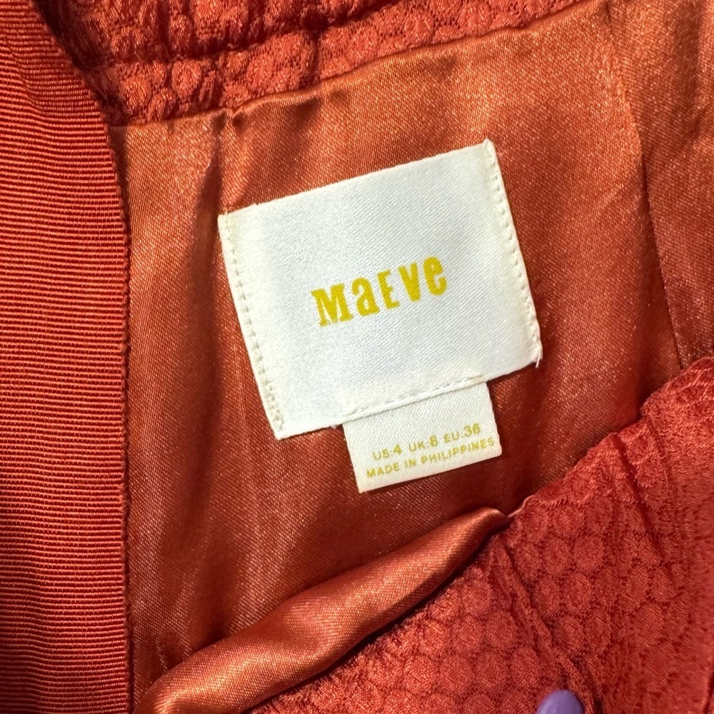 Anthropologie Maeve Maira Floral Skirt SZ 4 - Picture 4 of 5